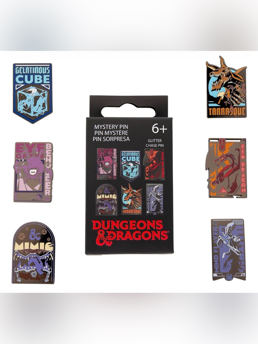Dungeons & Dragons Mystery Loungefly Pin Blind Box